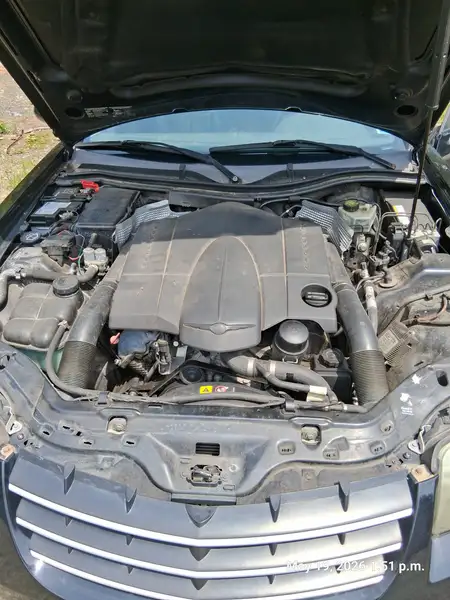 2005 Chrysler Crossfire All options loaded, čierna, 70 000 km, dovoz Kanada — foto 4 z 10