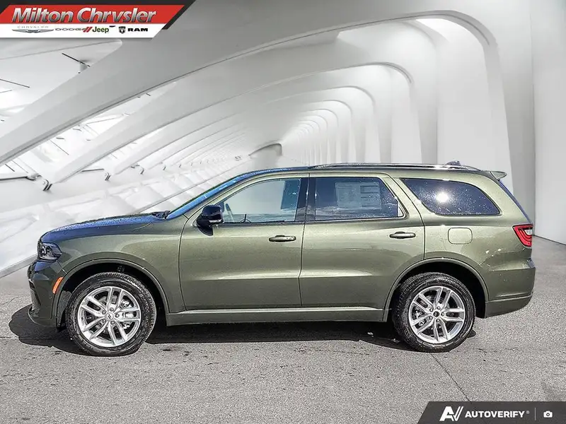 2027 Dodge Durango GT PLUS AWD, CAPTAIN CHAIRS, zelená, 10 km, dovoz Kanada — foto 3 z 12