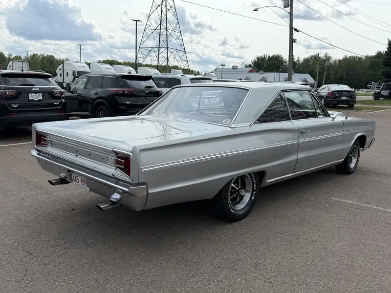 1966 Dodge Coronet 440, strieborná, 37 554 km, dovoz Kanada — foto 5 z 12