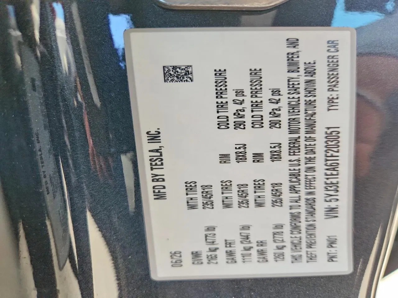 2026 Tesla Model 3, 1 201 km, Poľsko — foto 14 z 14