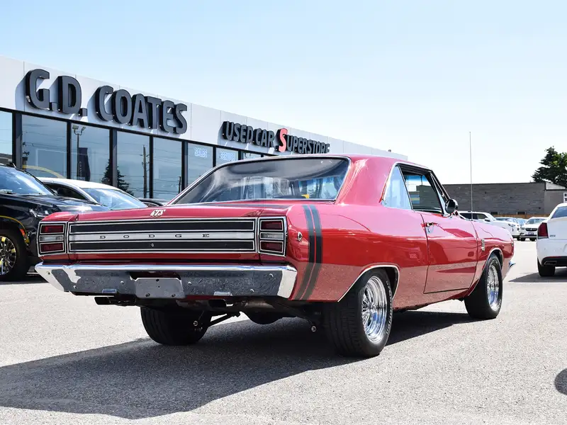 1968 Dodge Dart GTS, červená, 1 km, dovoz Kanada — foto 9 z 12