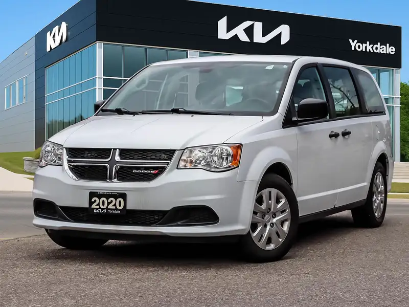 2020 Dodge Grand Caravan SE, biela, 59 570 km, dovoz Kanada — foto 1