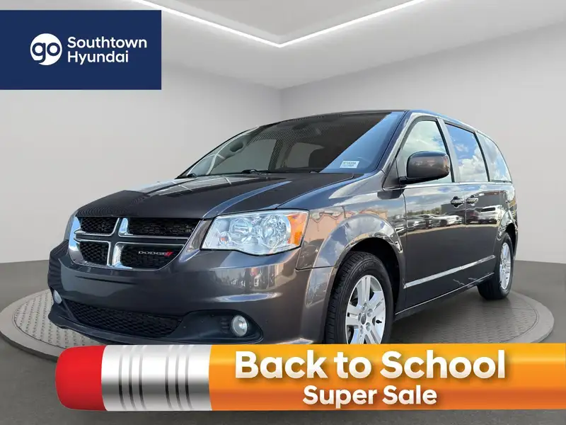 2020 Dodge Grand Caravan Crew, sivá, 93 530 km, dovoz Kanada — foto 1