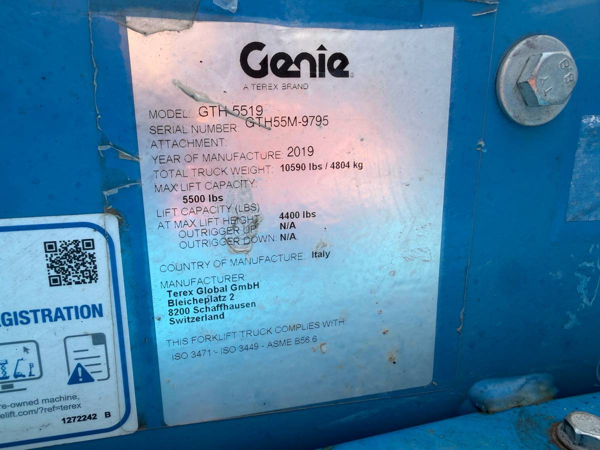 Genie THG-5519, dovoz USA — foto 9 z 9