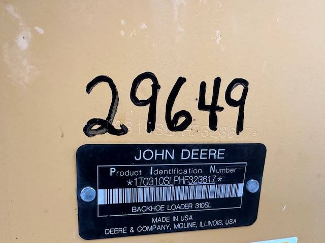 John Deere 310SL, dovoz USA — foto 4 z 6