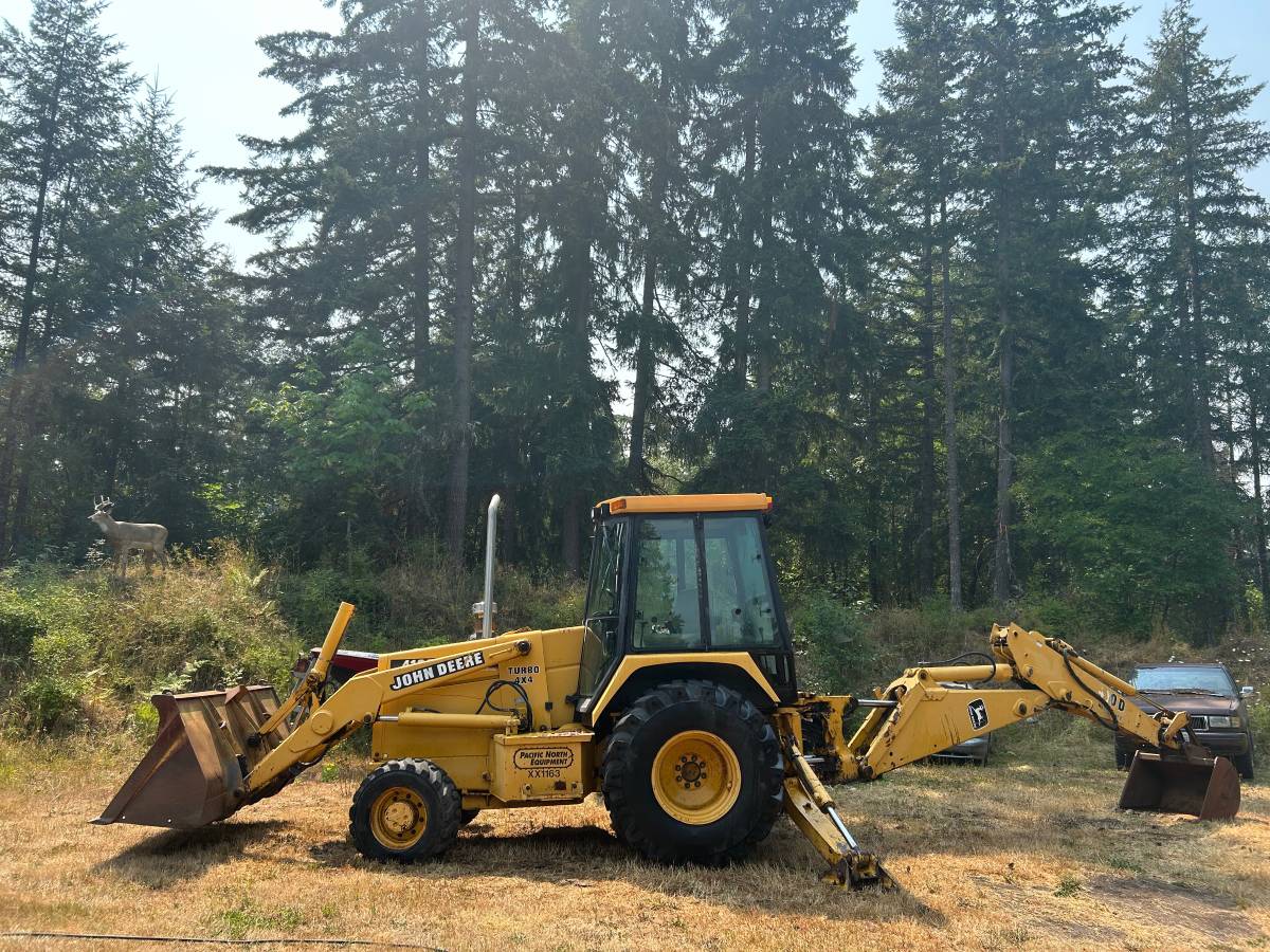 John Deere 410D, dovoz USA — foto 1