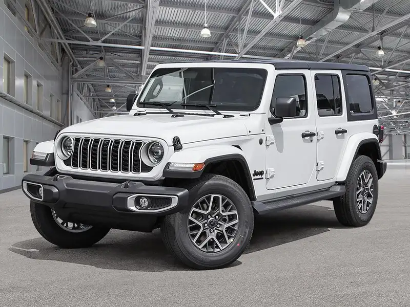 2027 Jeep Wrangler Sahara| SAFETY GROUP | APPLE CARPLY & ANDROID AUTO, PW7 BRIGHT WHIT, 0 km, dovoz Kanada — foto 1
