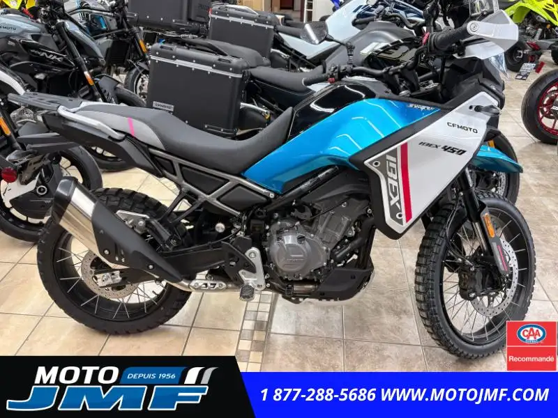 2026 CFMOTO IBEX 450, modrá, dovoz Kanada — foto 1 | AMECAR 2026 CFMOTO IBEX 450, modrá, dovoz Kanada — foto 1