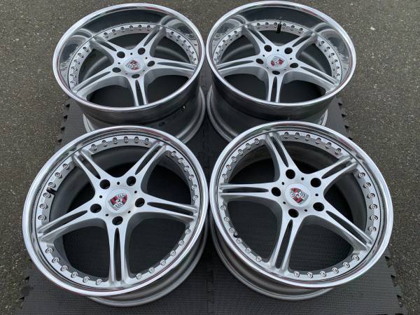 sada ULTRA RARE 3PC Forged 19X8.5/11.5 SSR GT3 Porsche 911 997, dovoz Kanada — foto 1