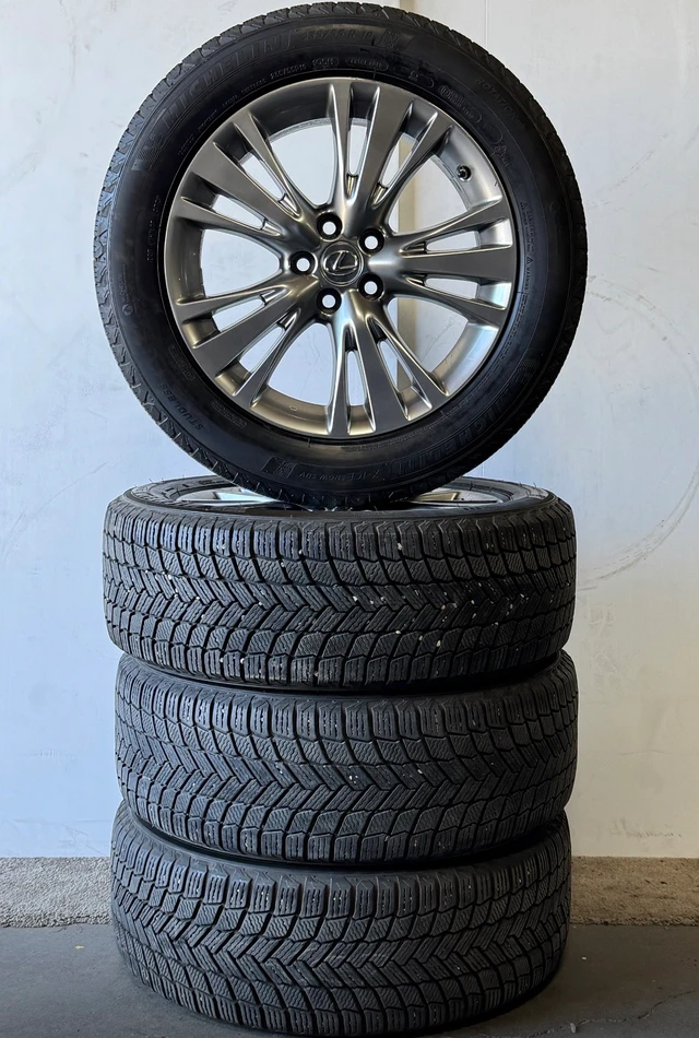 Lexus rx350 rx450h rims wheels 235/55/19 michelin snow tires, dovoz Kanada — foto 1 | AMECAR Lexus rx350 rx450h rims wheels 235/55/19 michelin snow tires, dovoz Kanada — foto 1