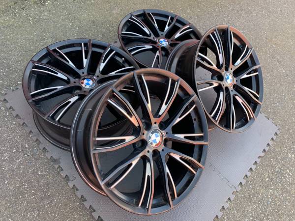 sada 20X8/8.5 BMW Forged Style 624M rims in good použitý cond, dovoz Kanada — foto 1