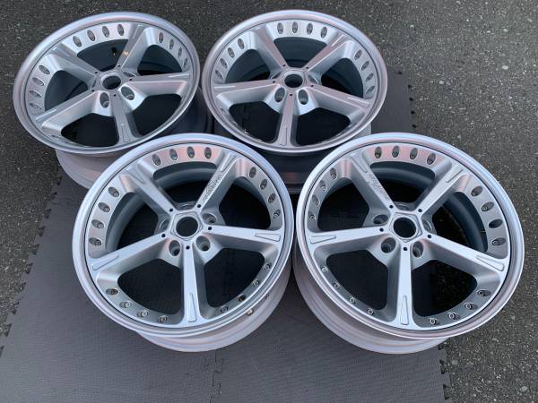 RARE - sada Genuine 20" BMW AC SCHNITZER TYPE 4 rims exc cond, dovoz Kanada — foto 1