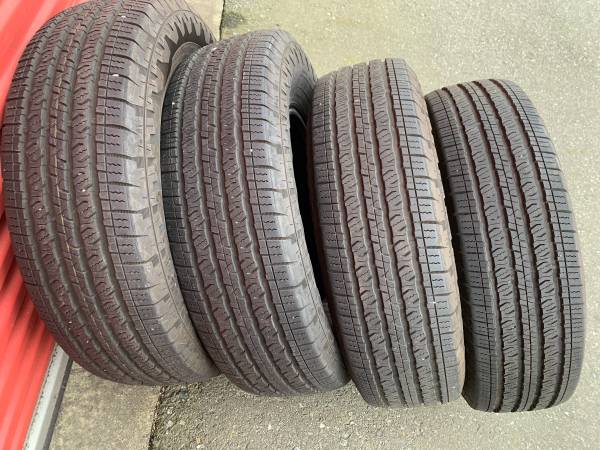sada demontovaný 245/75/17 M+S 112S Nexen Rodian HTX2 with 90%, dovoz Kanada — foto 1