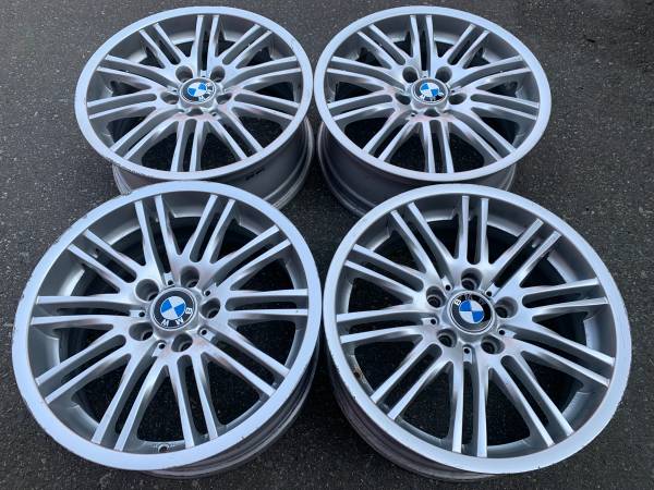 sada Genuine Factory OE 18X7.5 style 164 Z4/E46 M3 rims good, dovoz Kanada — foto 1