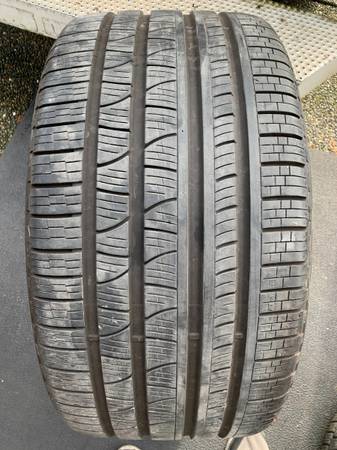 1 X single 315/35/21 Pirelli scorpion verde A/S NO wit 75% tread, dovoz Kanada — foto 1
