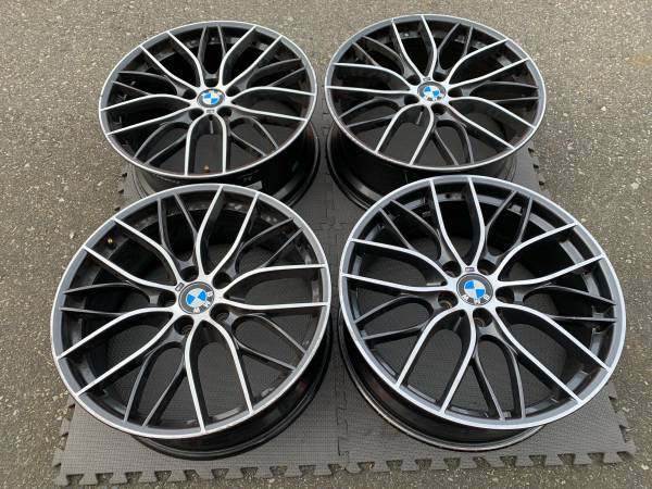 sada 20X8/8.5 BMW Forged Style 405M rims in good použitý cond, dovoz Kanada — foto 1