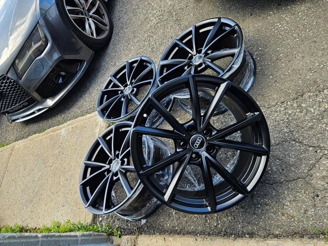 19" Audi S4 OE Wheels - 5x112 - Satin Black, čierna, dovoz Kanada — foto 1