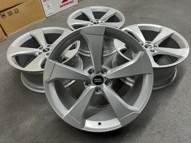 20" Audi S5 OE Wheels by BBS - 5x112 - Satin Silver, strieborná, dovoz Kanada — foto 1