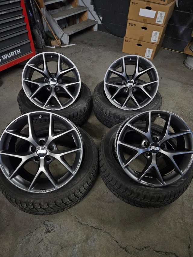 18" BBS SR Wheels - Porsche Macan Fitment TPMS - 5x112, dovoz Kanada — foto 1