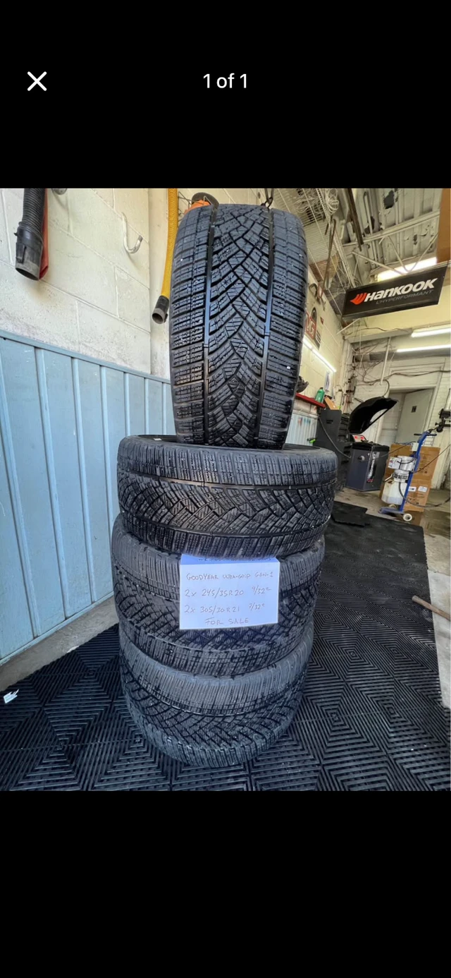 Pneus d’hiver porsche 911 245/35R20 et 305/30R21, dovoz Kanada — foto 1