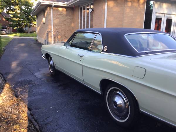 FORD 1968 LTD 2door hardtop / Hidden světlomet / 43,000 mi orig., dovoz USA — foto 7 z 12