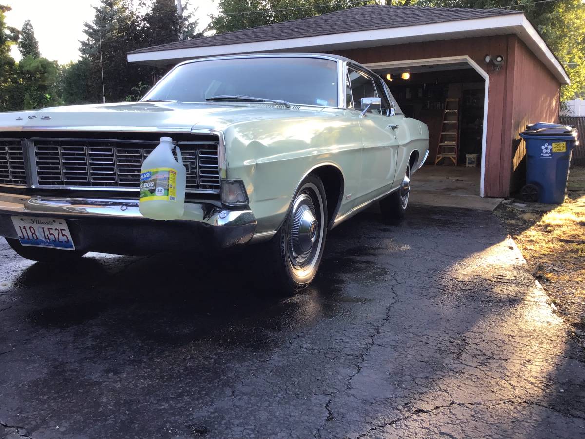 FORD 1968 LTD 2door hardtop / Hidden světlomet / 43,000 mi orig., dovoz USA — foto 8 z 12
