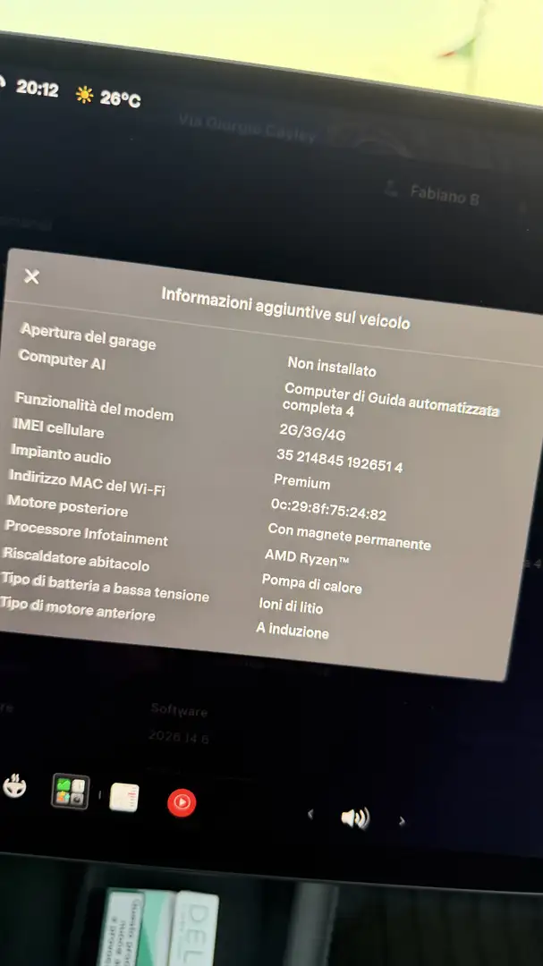 2025 Tesla Model 3, 18 500 km, Taliansko — foto 1