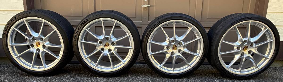 Porsche Cayman 981 GTS OE 20” Wheels + Tires, dovoz USA — foto 1