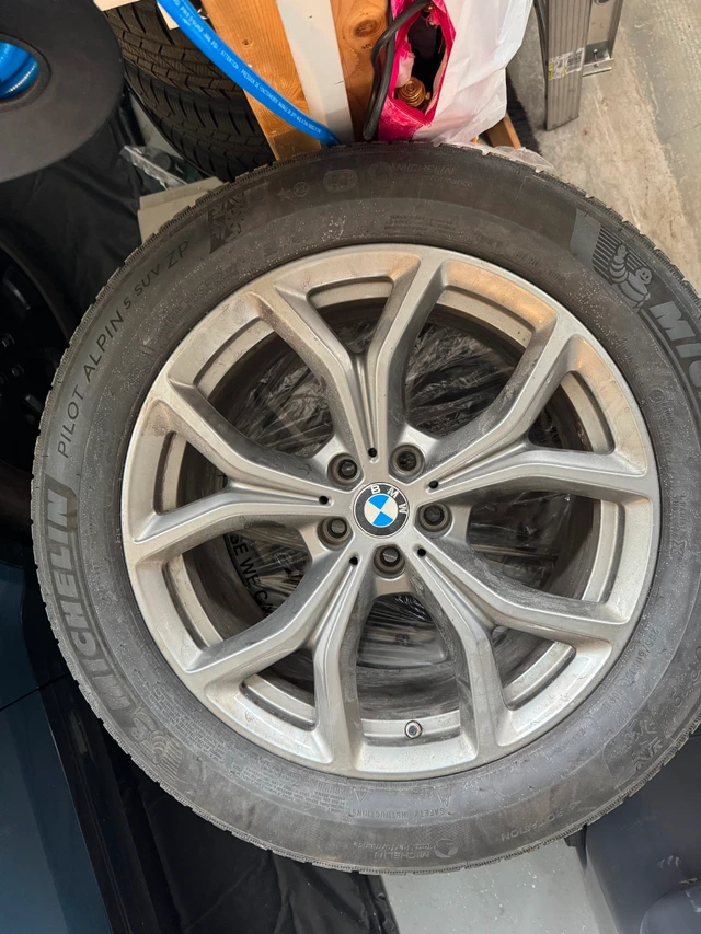 Four nový 19 Inch Michelin Pilot Alpin Run Flat Winter Tires, dovoz Kanada — foto 1