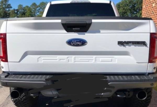 2015-2020 ford f150 raptor tailgate w/flex step applique OE, dovoz USA — foto 1