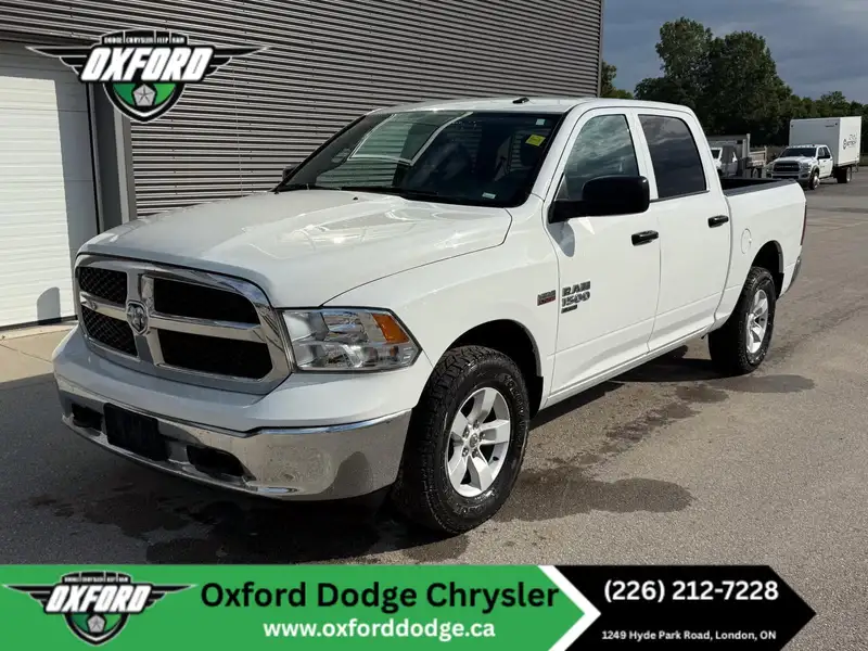2023 RAM 1500 Classic, biela, 27 346 km, dovoz Kanada — foto 1
