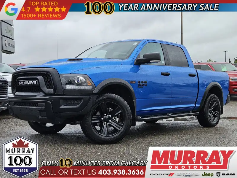 2024 RAM 1500 Classic, modrá, 26 975 km, dovoz Kanada — foto 1