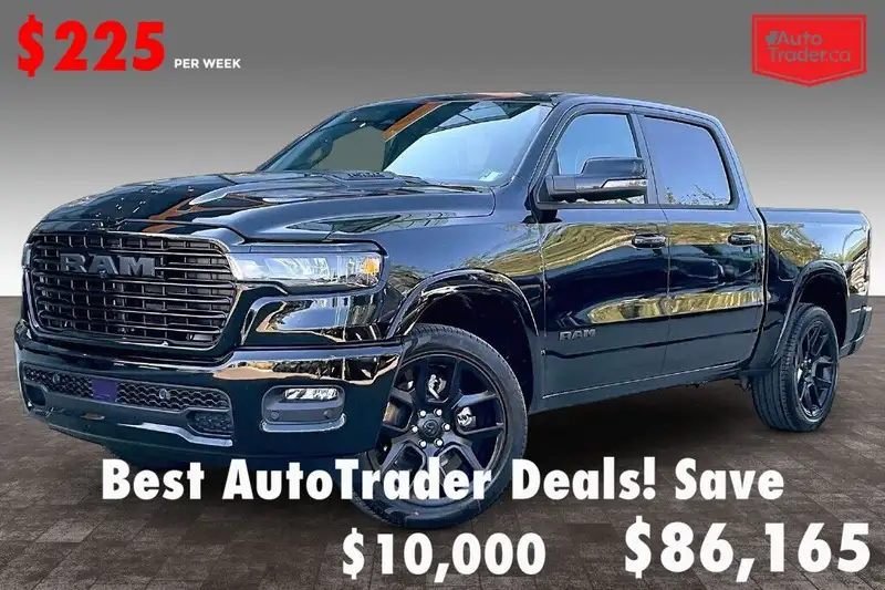 2026 RAM 1500 Laramie, čierna, 0 km, dovoz Kanada — foto 1