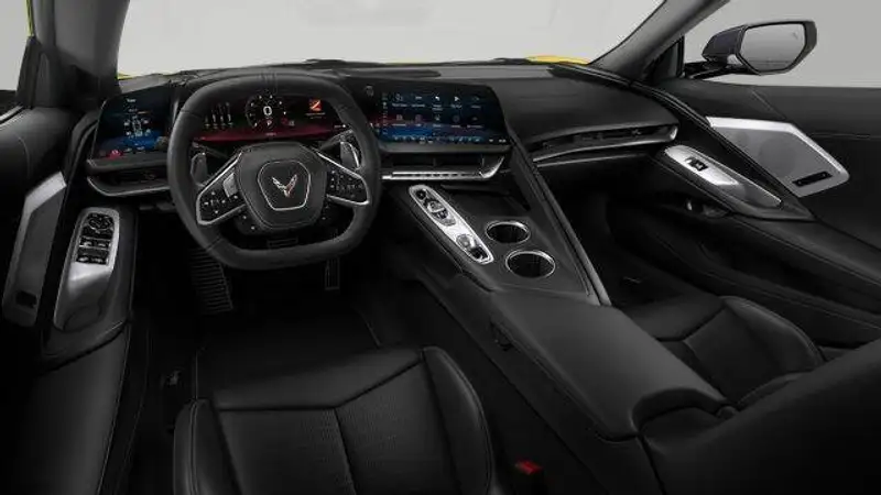 2027 Chevrolet Corvette 2LT, žltá, 1 km, dovoz Kanada — foto 5 z 7