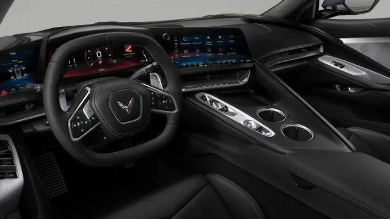 2027 Chevrolet Corvette 2LT, žltá, 1 km, dovoz Kanada — foto 7 z 7