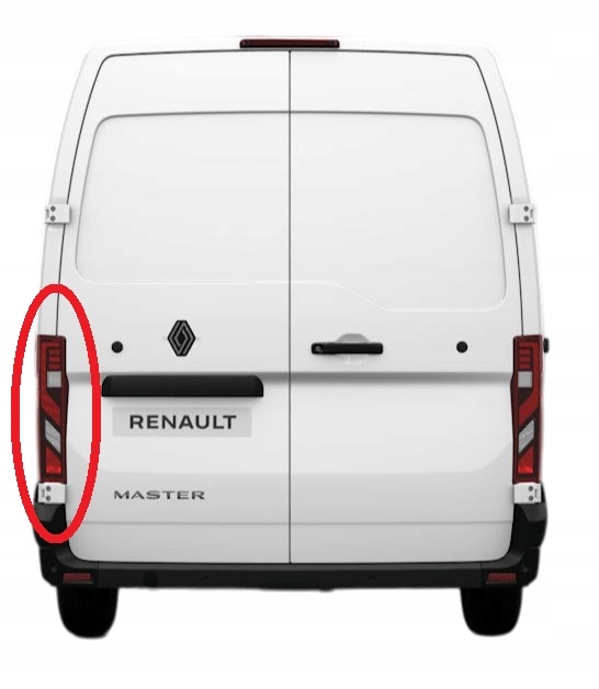 světlomet levý zadní Renault Master Iv 4 2024- 265554088r Europa, Skladom v EÚ — foto 1