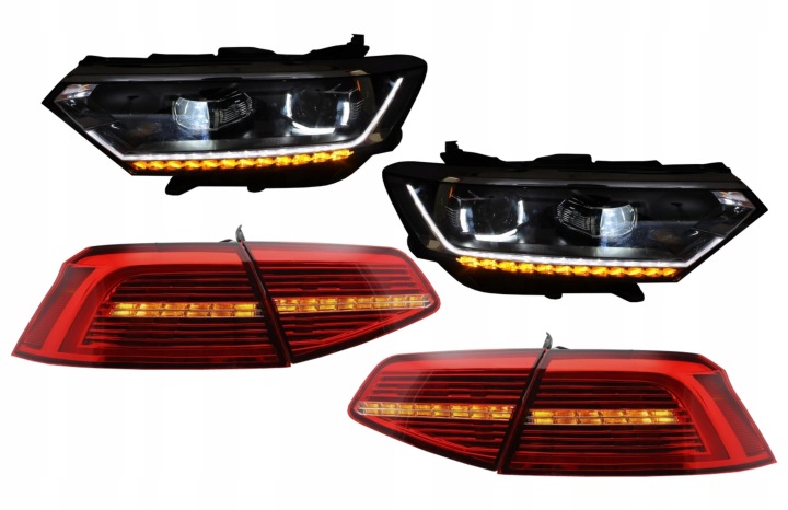 světlomety přední LED VW Passat B8 3g (2014-2019) Matrix R Line, Skladom v EÚ — foto 1