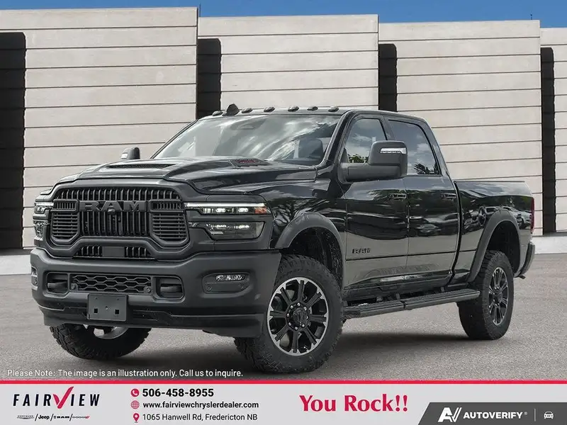 2027 RAM 2500 REBEL, černá, 0 km, dovoz Kanada — foto 1