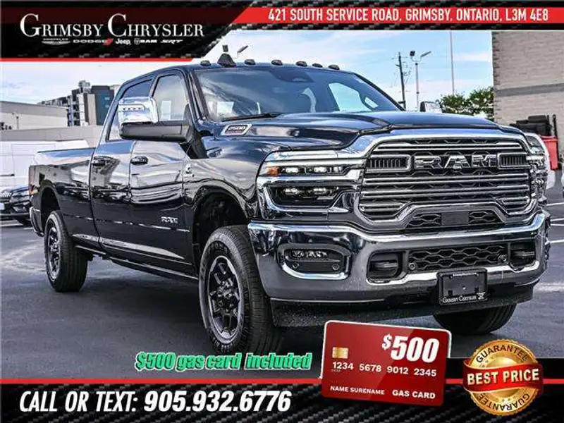 2027 RAM 2500 LARAMIE, čierna, 10 km, dovoz Kanada — foto 1