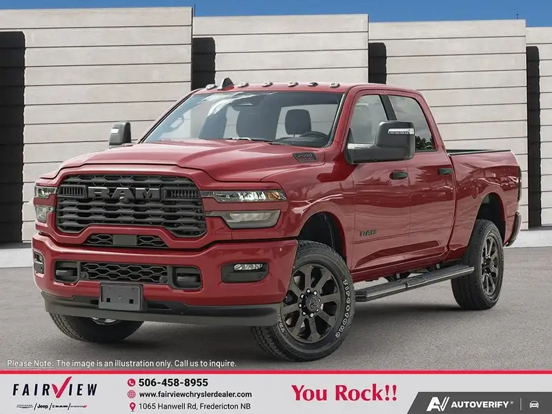 2027 RAM 2500 BIG HORN, červená, 0 km, dovoz Kanada — foto 1