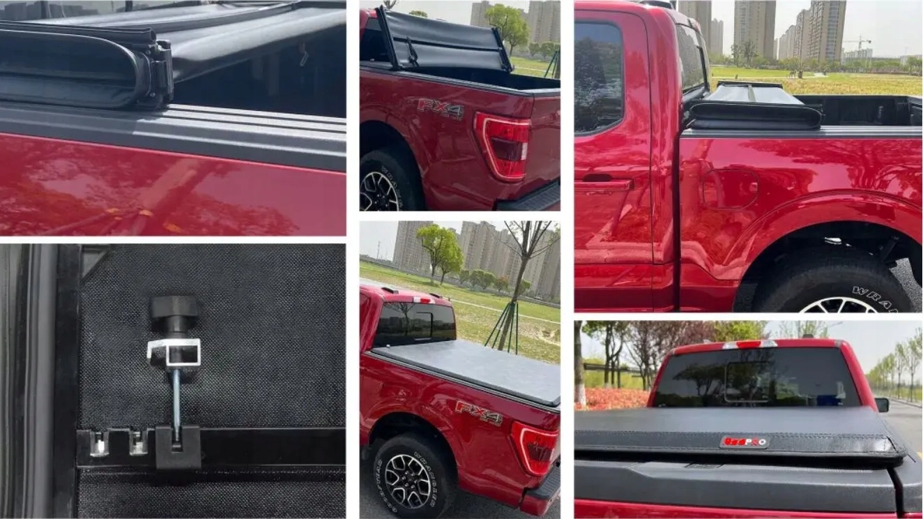 kryt korby skládací Na 3 Miekka 5.5 Ft Ford F150 15-20, Skladom v EÚ — foto 1