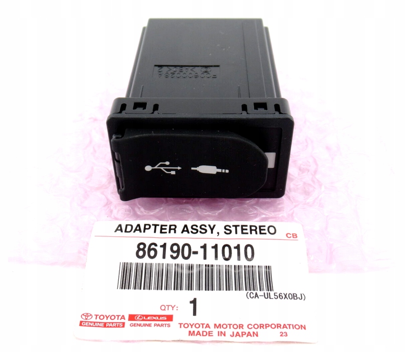 Lexus Rc Xc10 Aux Usb Stereo Adapter komplet 8619011010 originál, Skladom v EÚ — foto 1 | AMECAR Lexus Rc Xc10 Aux Usb Stereo Adapter komplet 8619011010 originál, Skladom v EÚ — foto 1