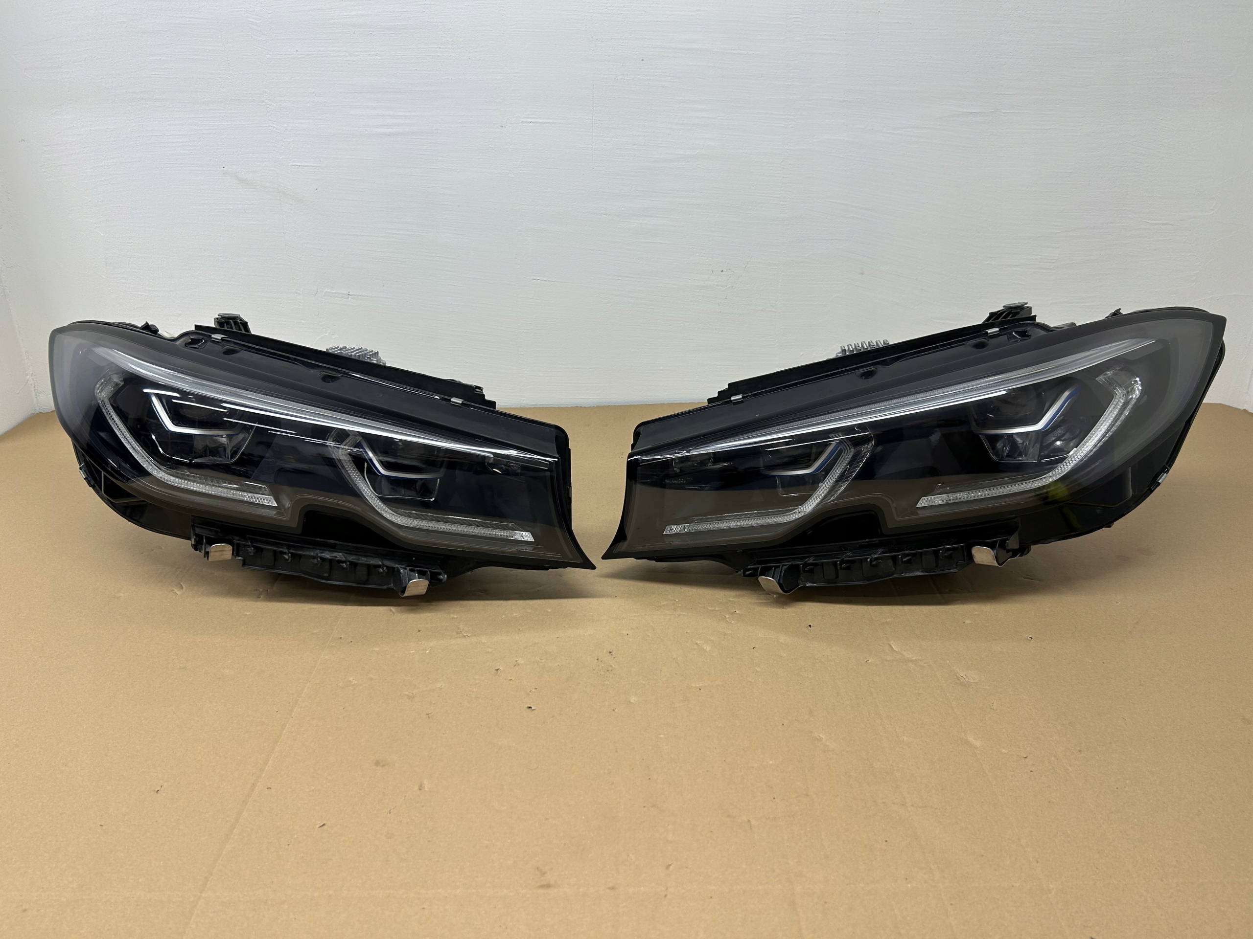 světlomety komplet levý i pravý BMW 3 G20 Laser Shadow kompletní, Skladom v EÚ — foto 1
