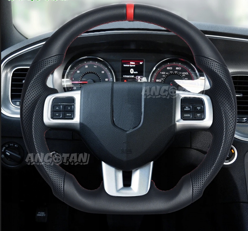 kožený volant na Dodge Charger Challenger Durango 2011-2014, Skladom v EÚ — foto 1