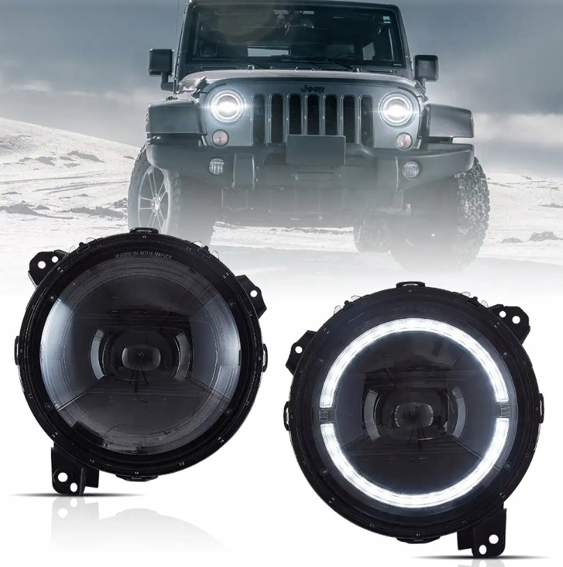 Zespól světlometů auto Full LED na Jeep Wrangler JL Gladiator, Skladom v EÚ — foto 1