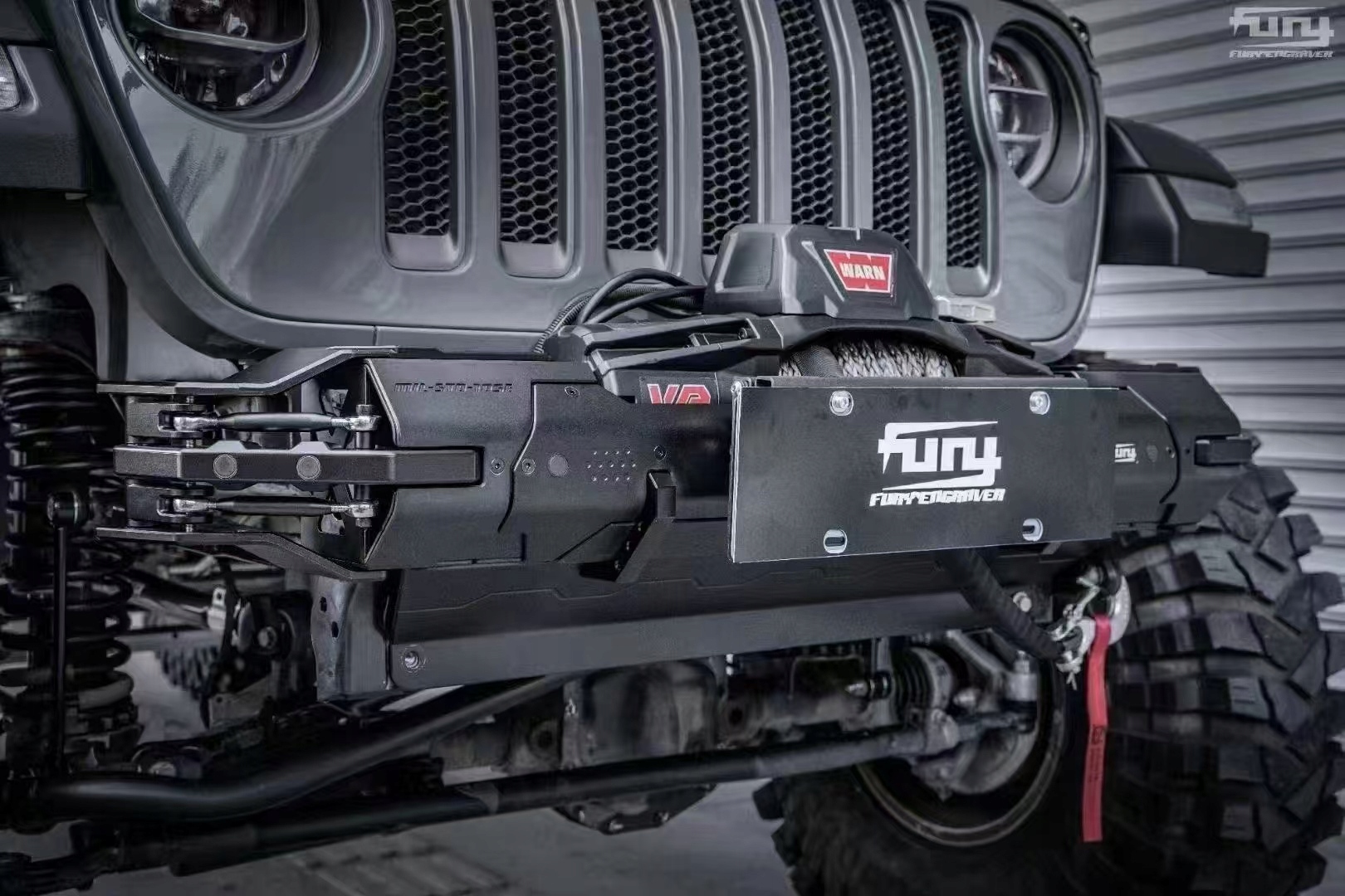 nárazník přední Fury na Jeep Wrangler JL, Skladom v EÚ — foto 1