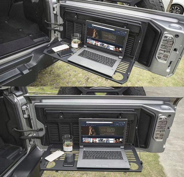 Stolik aluminiowy na dveře Jeep Wrangler JL, Skladom v EÚ — foto 1