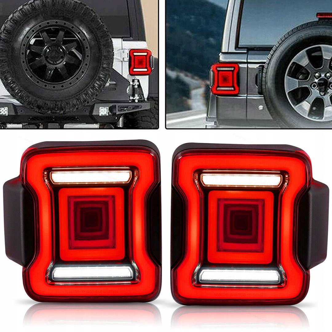 světlomety zadní LED Jeep Wrangler JK /JKU, Skladom v EÚ — foto 1