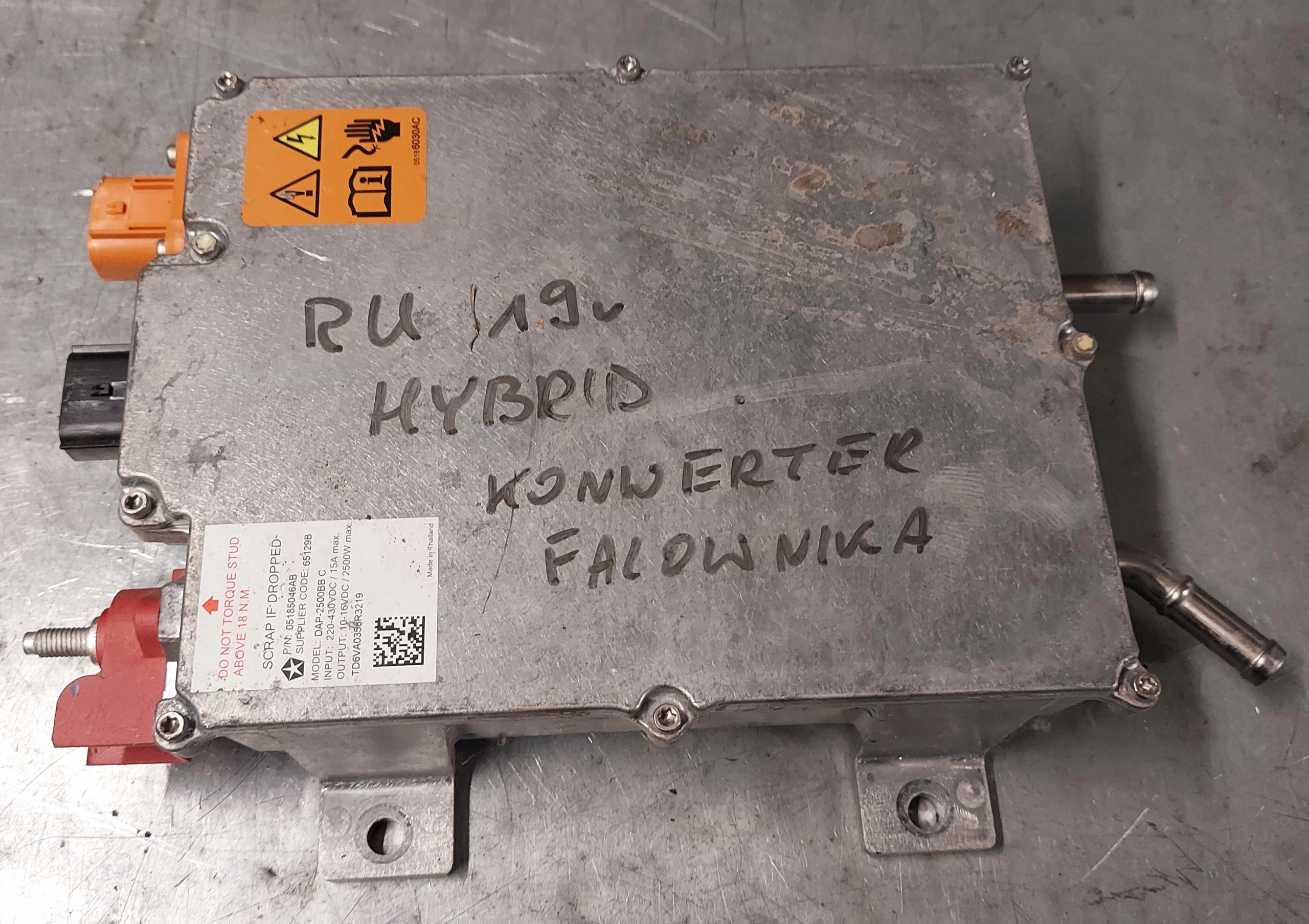 Pacifica 2016-2023r Hybrid Przetwornik Falownika, Skladom v EÚ — foto 1