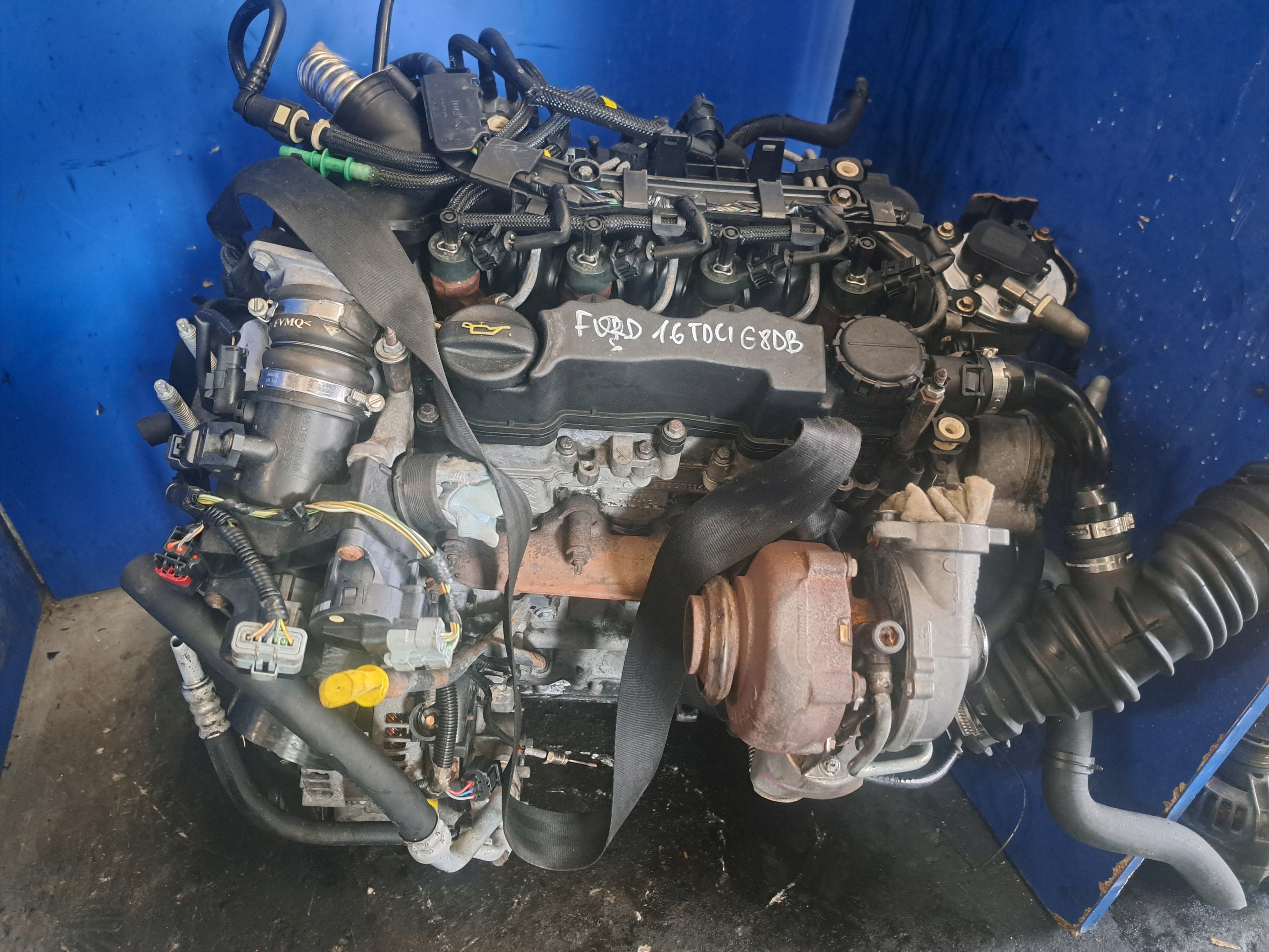 motor G8db 1.6 Tdci 109 Ford C-max Mk1, Skladom v EÚ — foto 1
